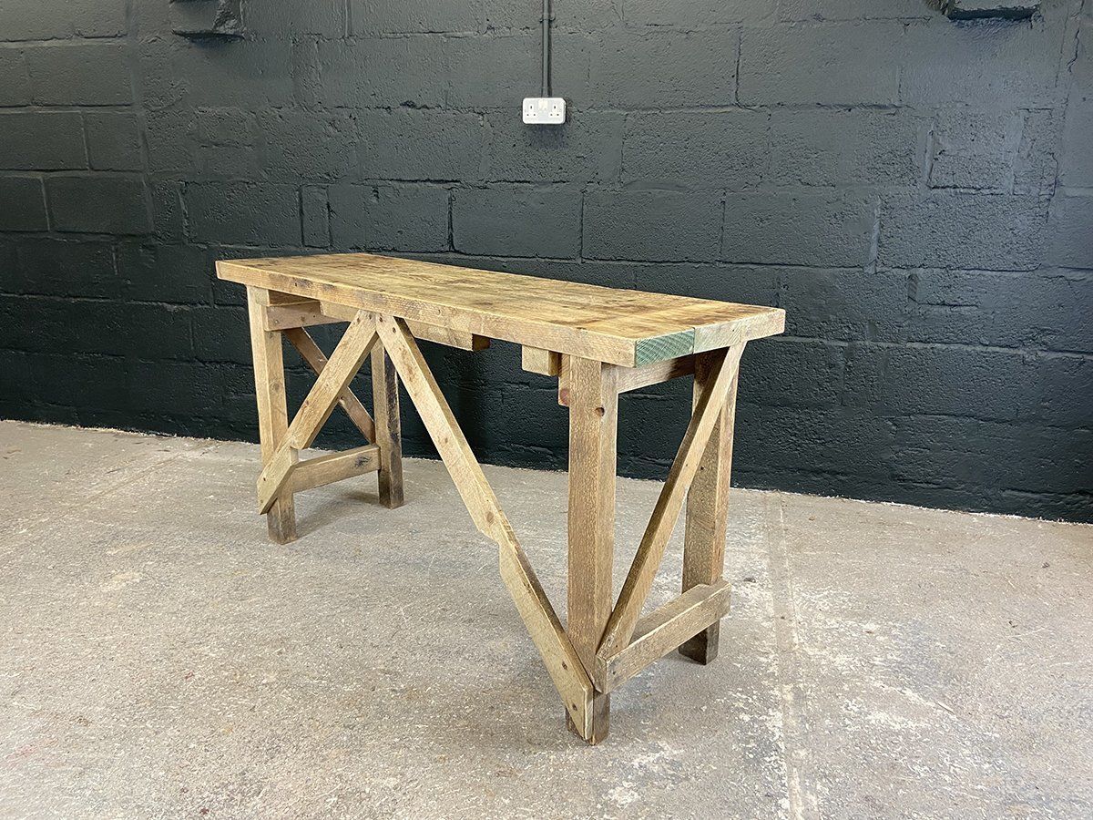 Furniture Pine Workshop Bench From West Cornwall photo