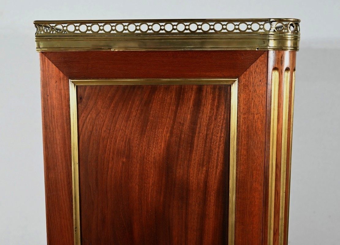 photo buy Small Mahogany Showcase, Louis XVI Style, Late 19th Century