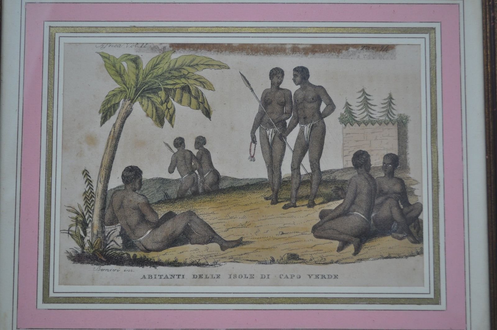 World History Print, Capo Verde, Antique