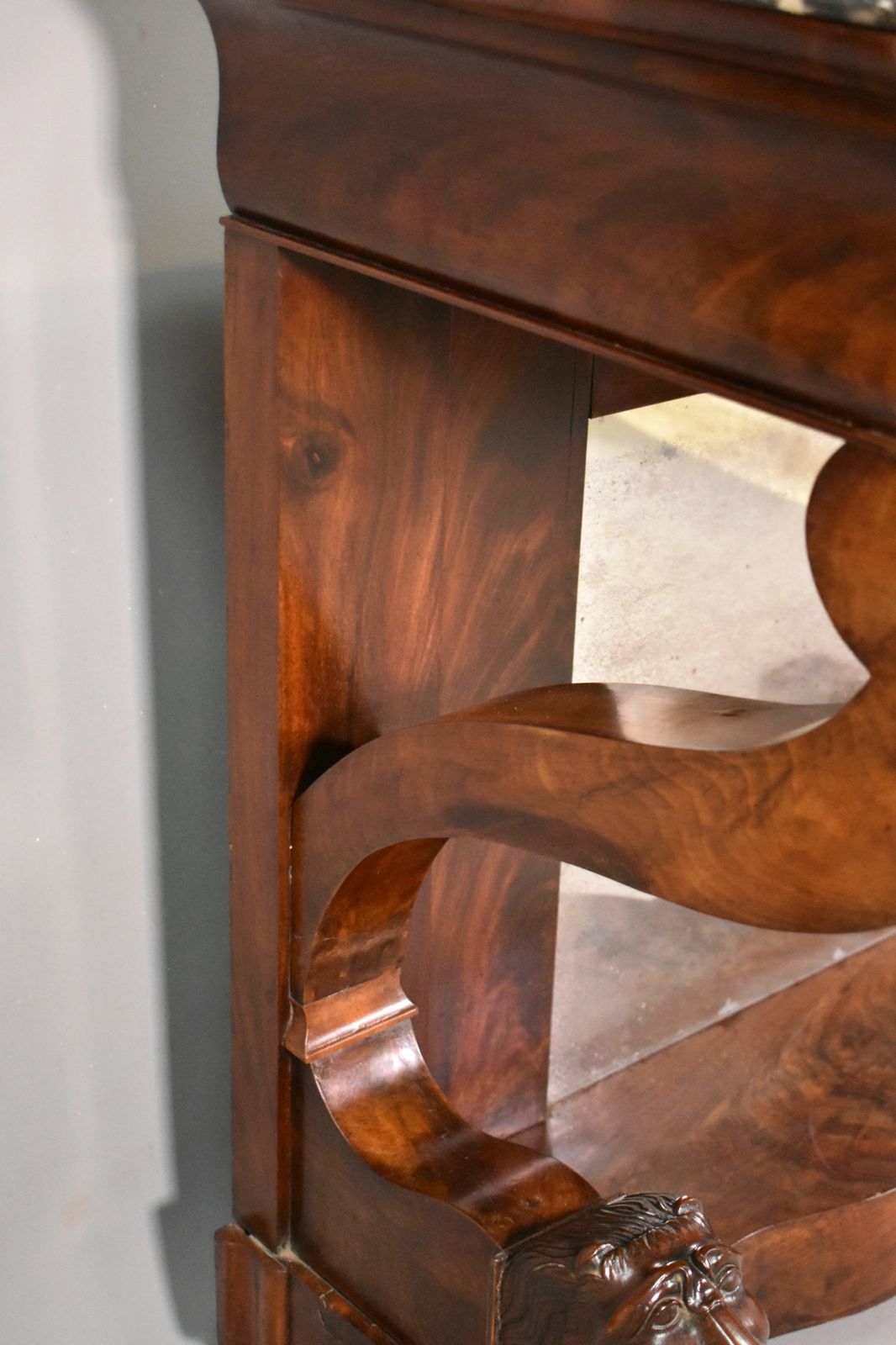photo buy Antique French Mahogany Console Louis Philippe