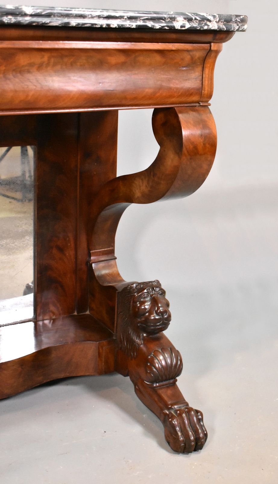 photo for sale Antique French Mahogany Console Louis Philippe