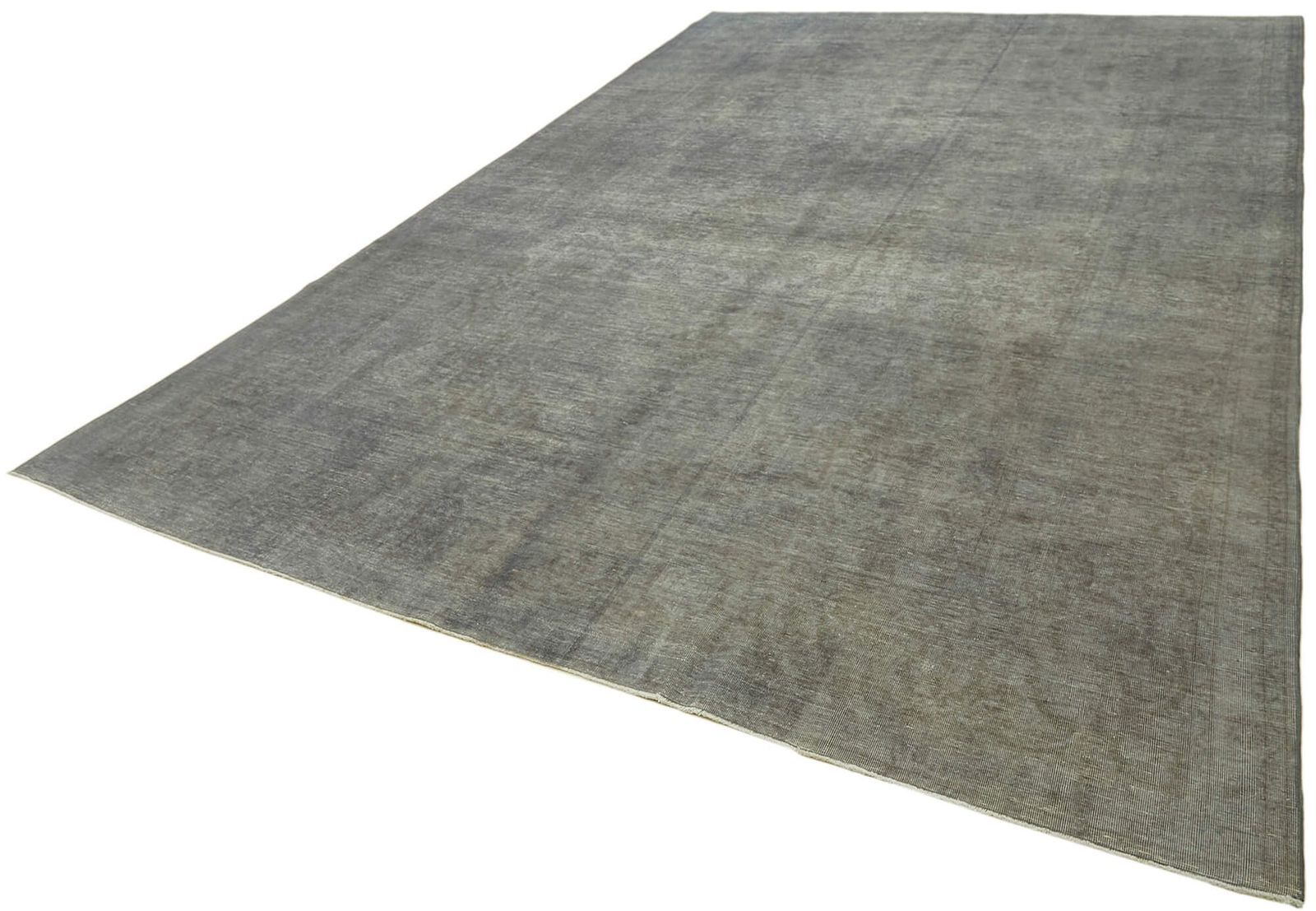 Handmade Grey Over Dyed Large Area Rug   418 X 284 Cm photo for sale