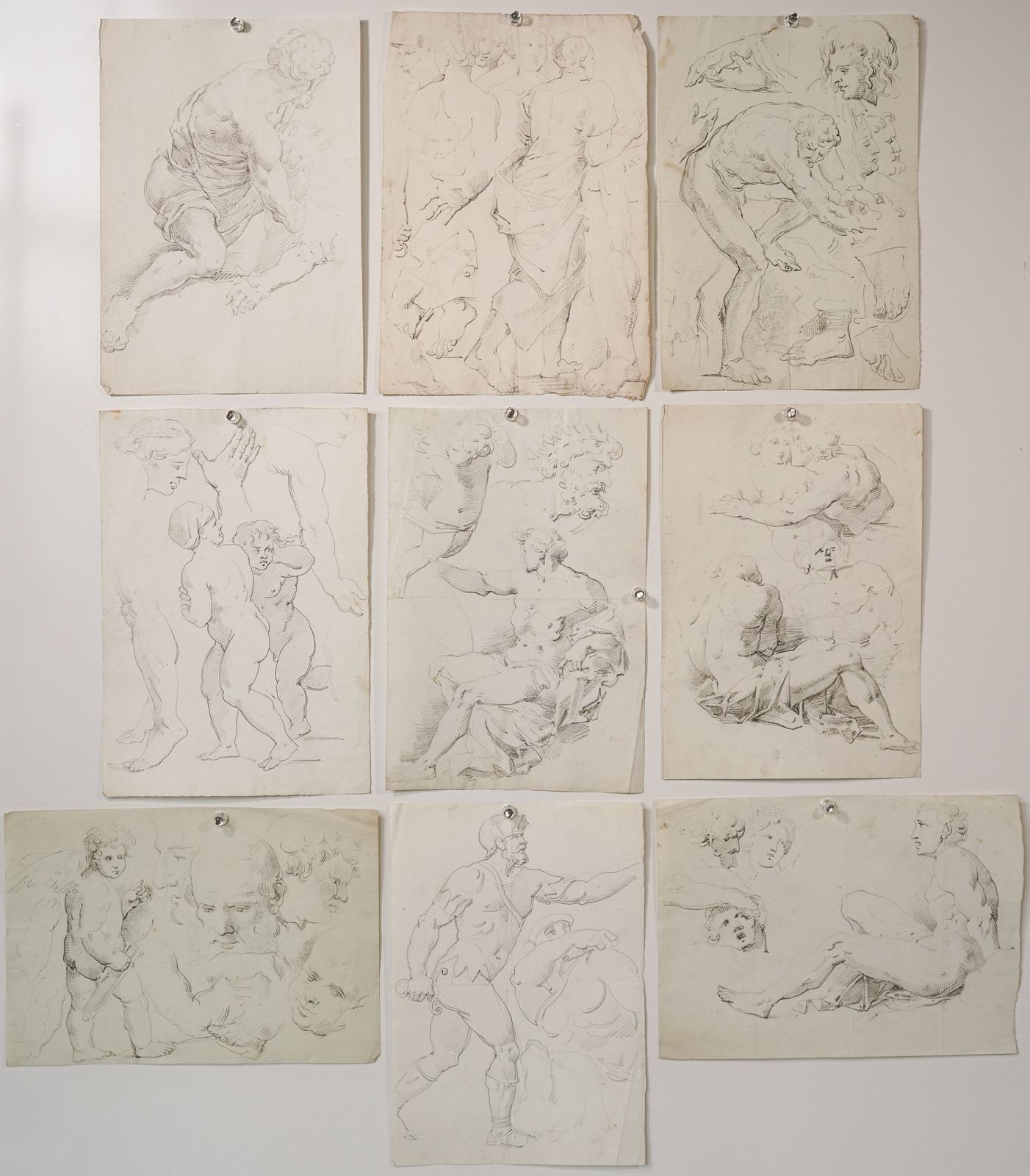 2646.0 Oude Meesters Tekeningen – Interessante Collectie Van 18 photo