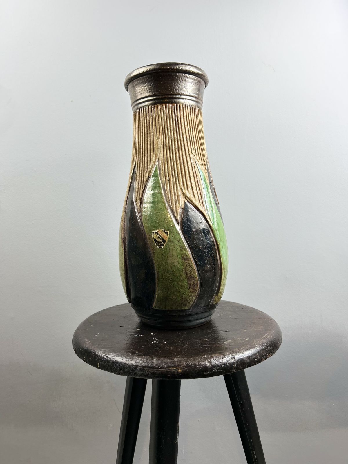 photo buy A Roger Guerin Art Deco Stoneware Vase,  Belgium Circa 1928