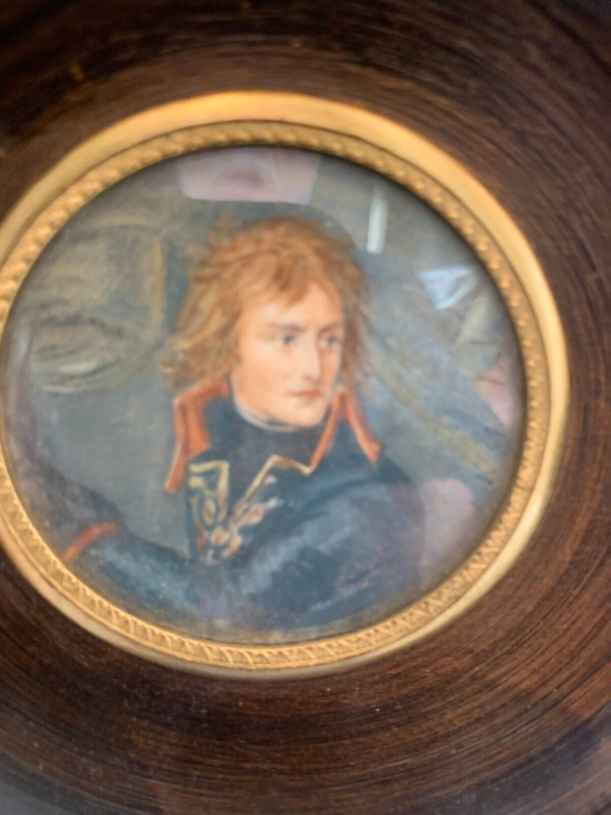 Miniature Portrait Of A Young Man XX Century photo for sale