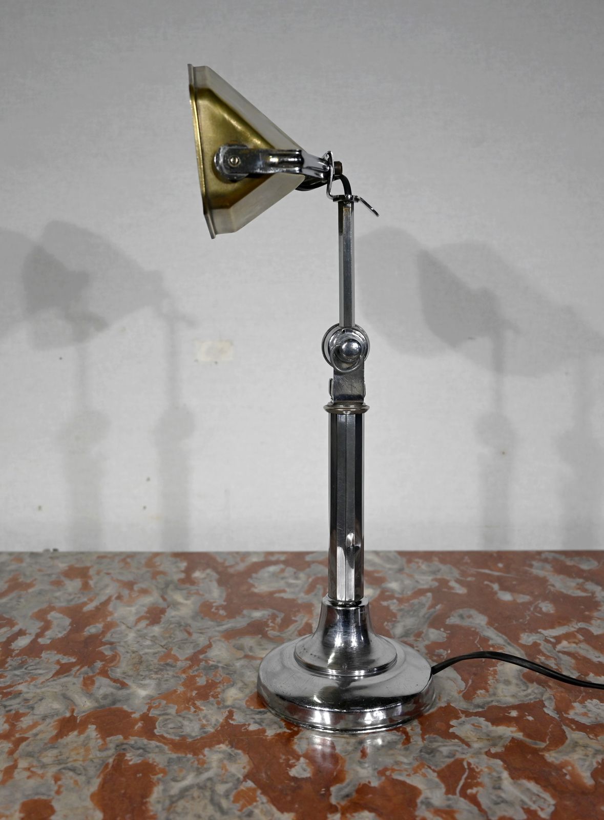 photo vinterior Metal Desk Lamp, After The Pirouett' Model, Art Deco, 1930
