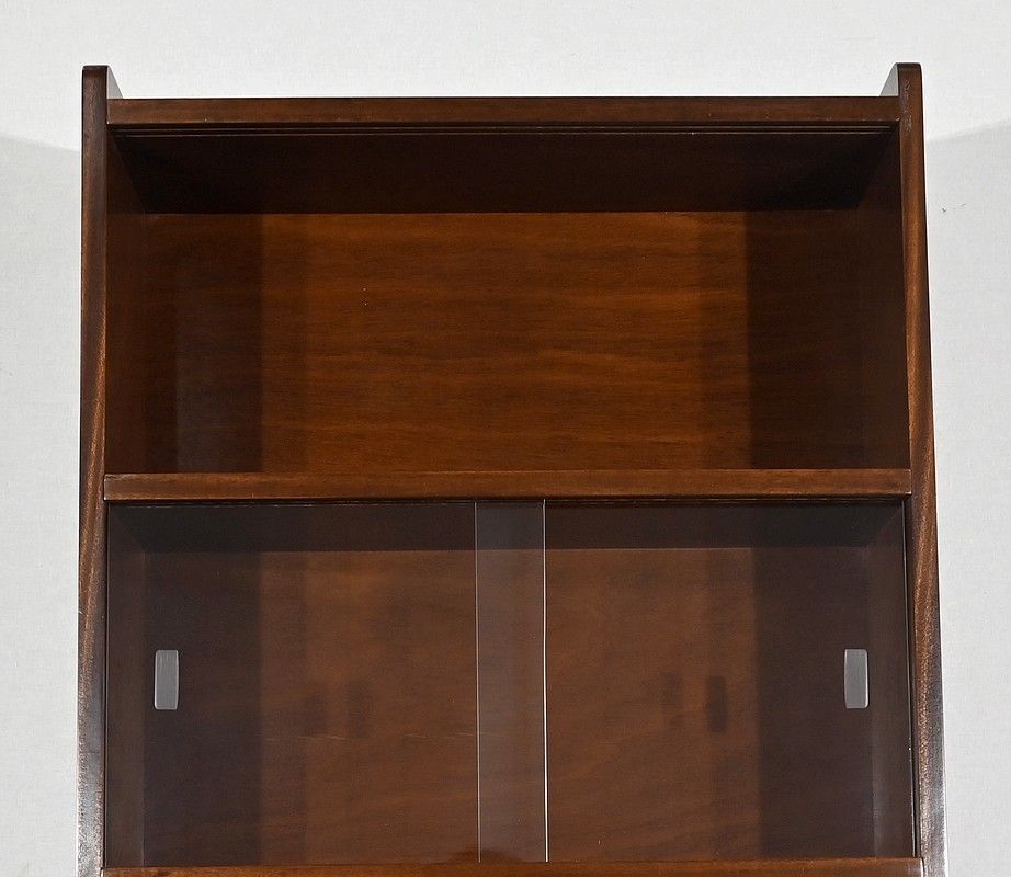 Glazed Bookcase By D. Rozaffy – 1960 photo vinterior