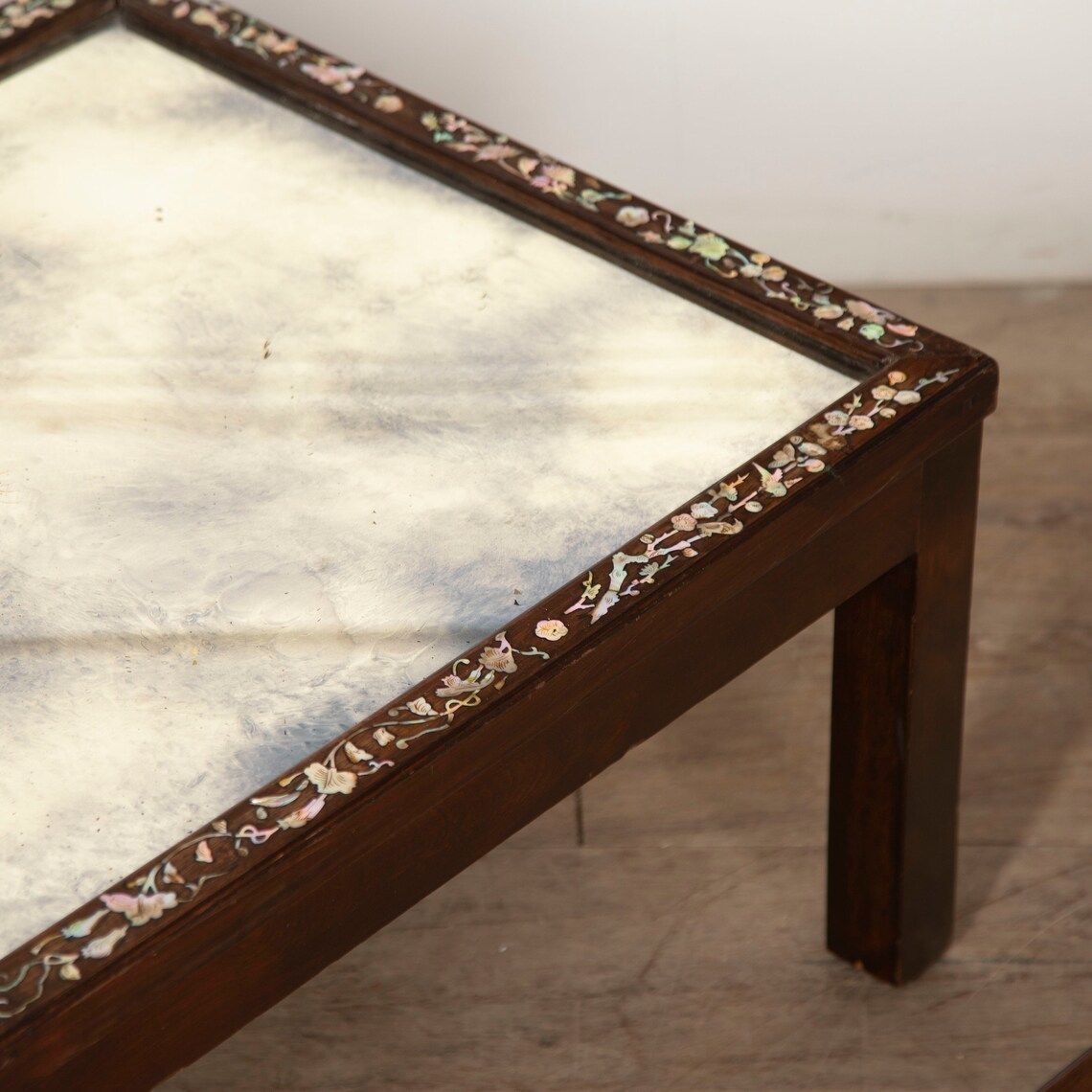 Fabulous 20th Century Chinese Mirrored Coffee Tables  (Two Available Sold Separately) photo 495.0
