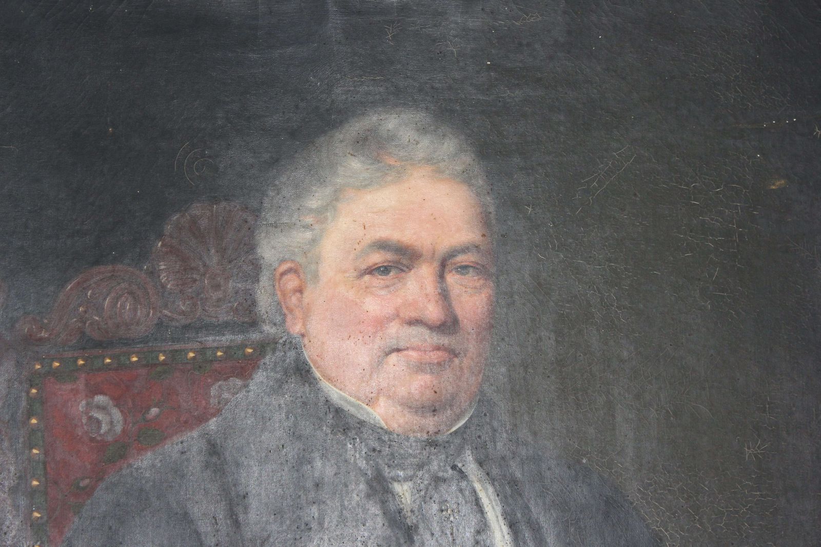 Antique French Portrait Of  A Bordeaux Dignitary photo for sale