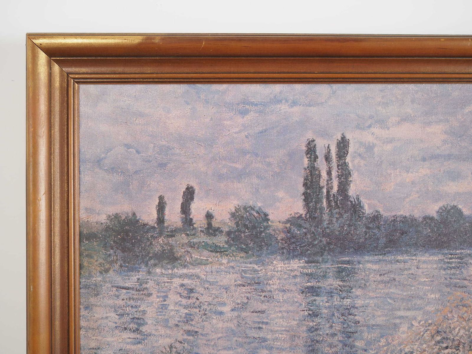 Painting „The Blue Meadow”, Copy, Claude Monet photo vinterior