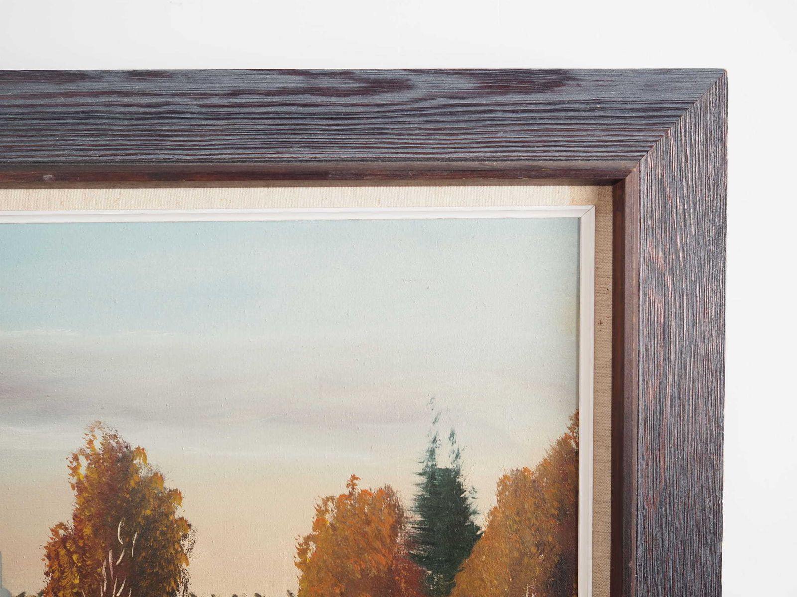 Schilderij „The Farmhouse On The Side", Scandinavian Design, Jaren 1970 photo buy