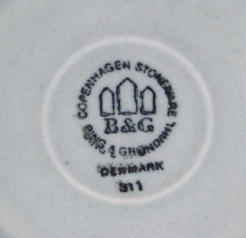 Bing And Grøndahl Mexico Dinner Service Saucepan And Two Bowls In Stoneware photo 248.0