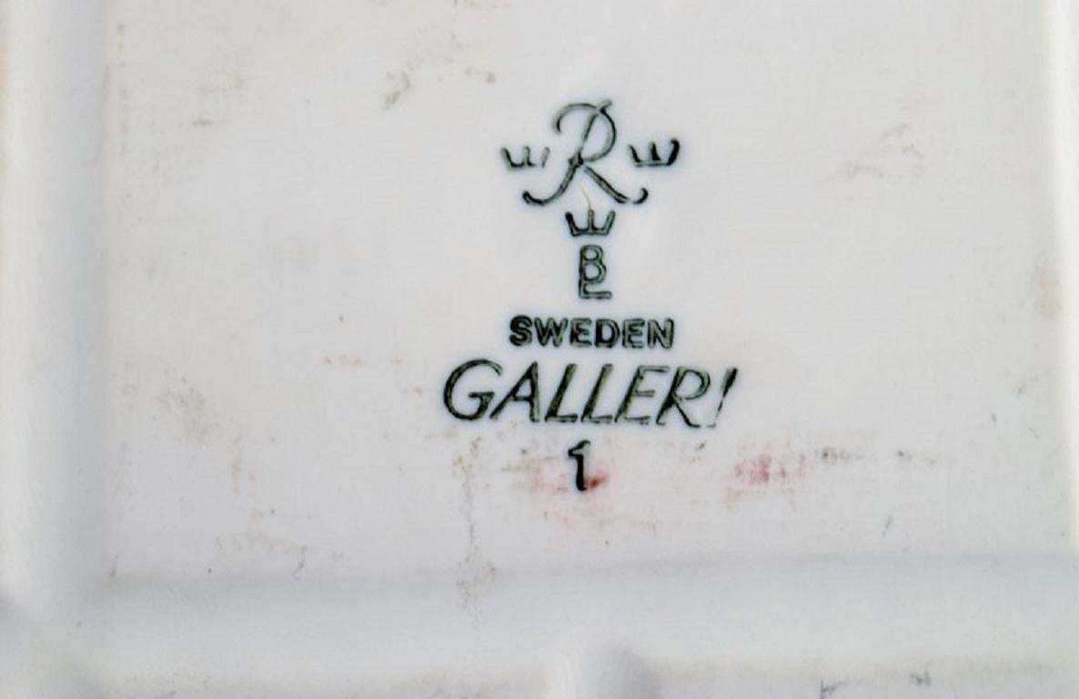 Bertil Lundgren For Rörstrand, "Gallery 1" Wall Plaque In Glazed Porcelain photo 264.0