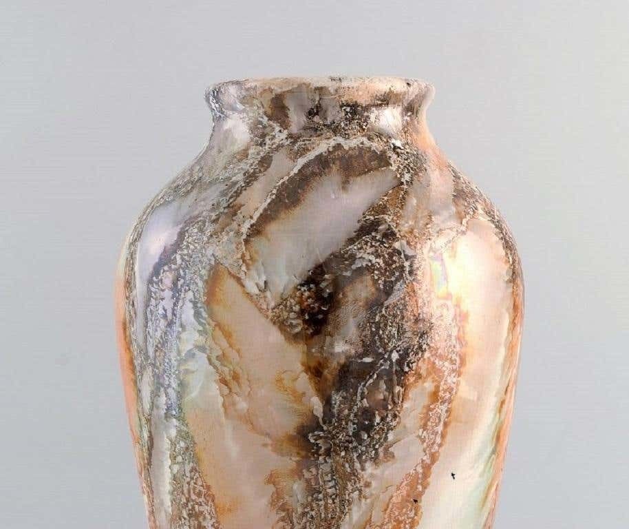 Arabia, Finland, Large Art Deco Vase In Glazed Faience, 1920s/30 photo buy