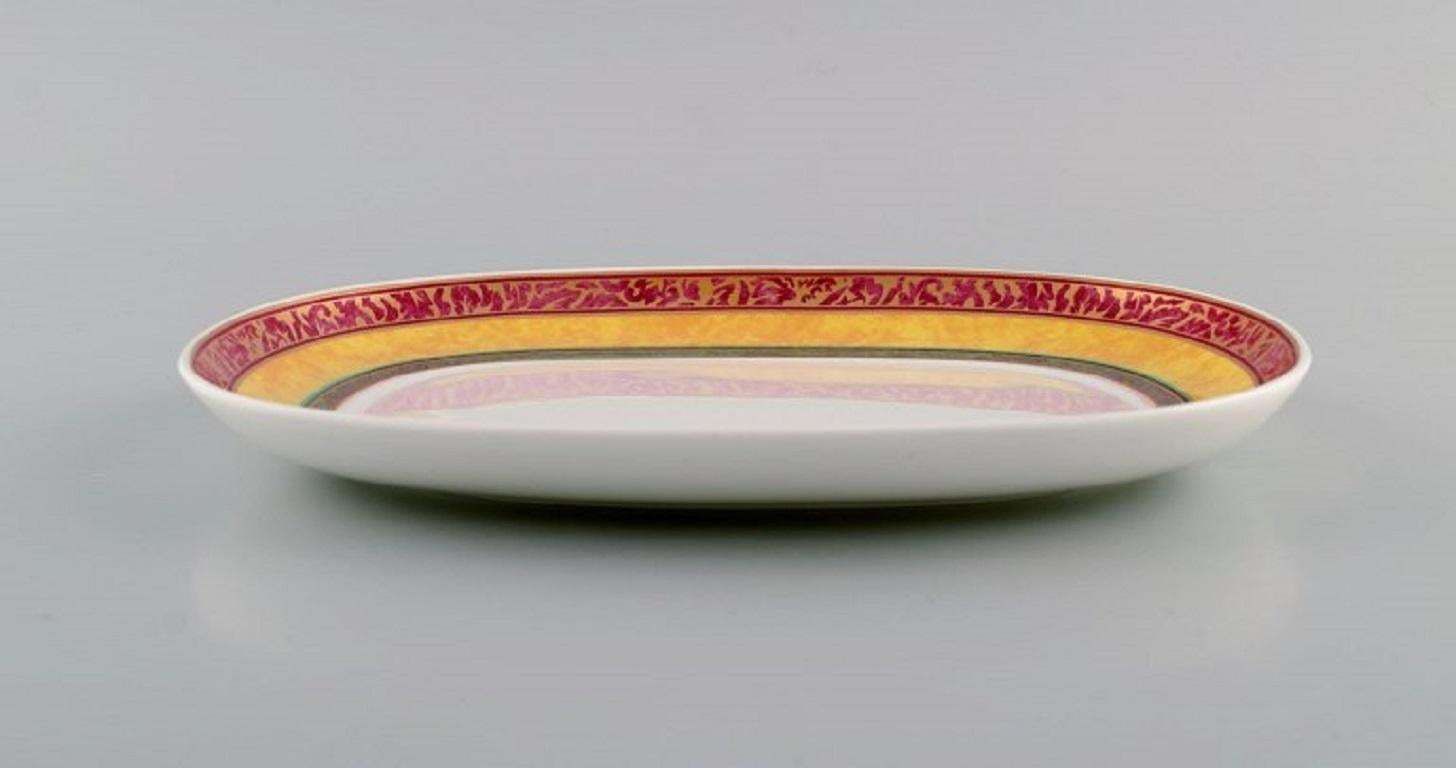 Paloma Picasso For Villeroy & Boch, "My Way" Dish And Candlestick In Porcelain photo for sale