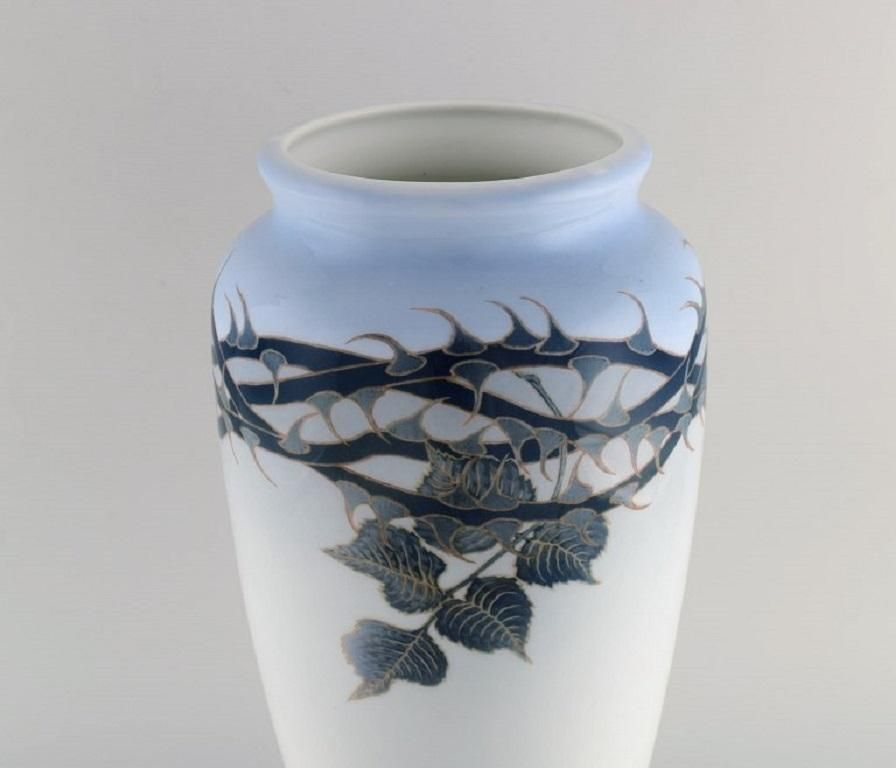 Bertha Nathanielsen For Royal Copenhagen, Large Unique Art Nouveau Vase photo Home Decor