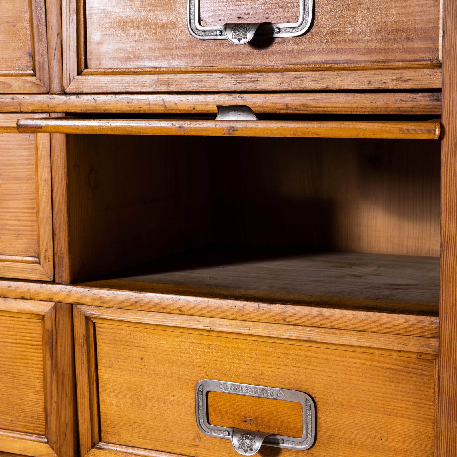 1940’s Stolzenberg Tambour Front Cabinet – Twenty Four Klappets photo Furniture