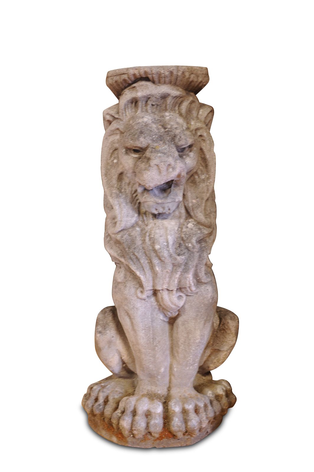 Cast Composite Stone Sejant Lion Garden Ornament Architectural Salvage From A Country House 1 Of 4 Ol photo 1100.0