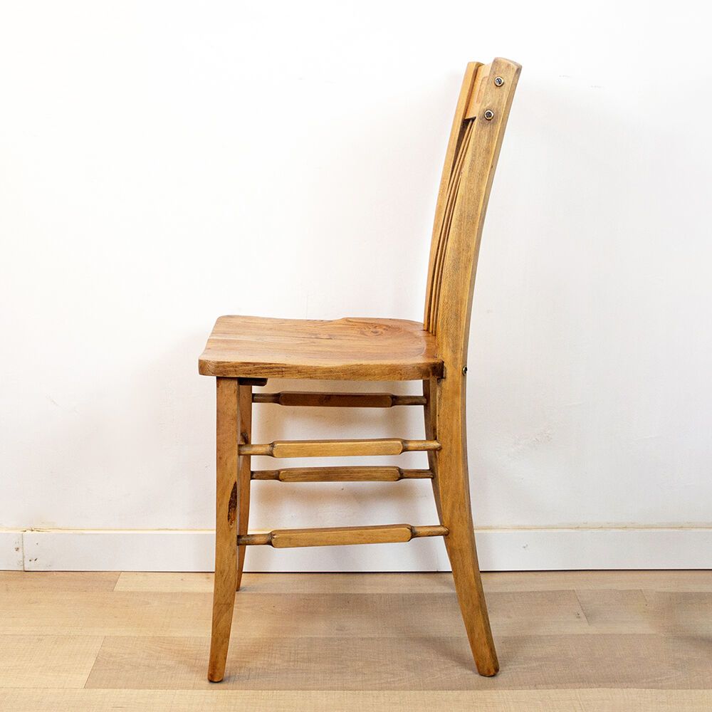 Vintage Oak Desk Chair, Spain, 1940s photo buy