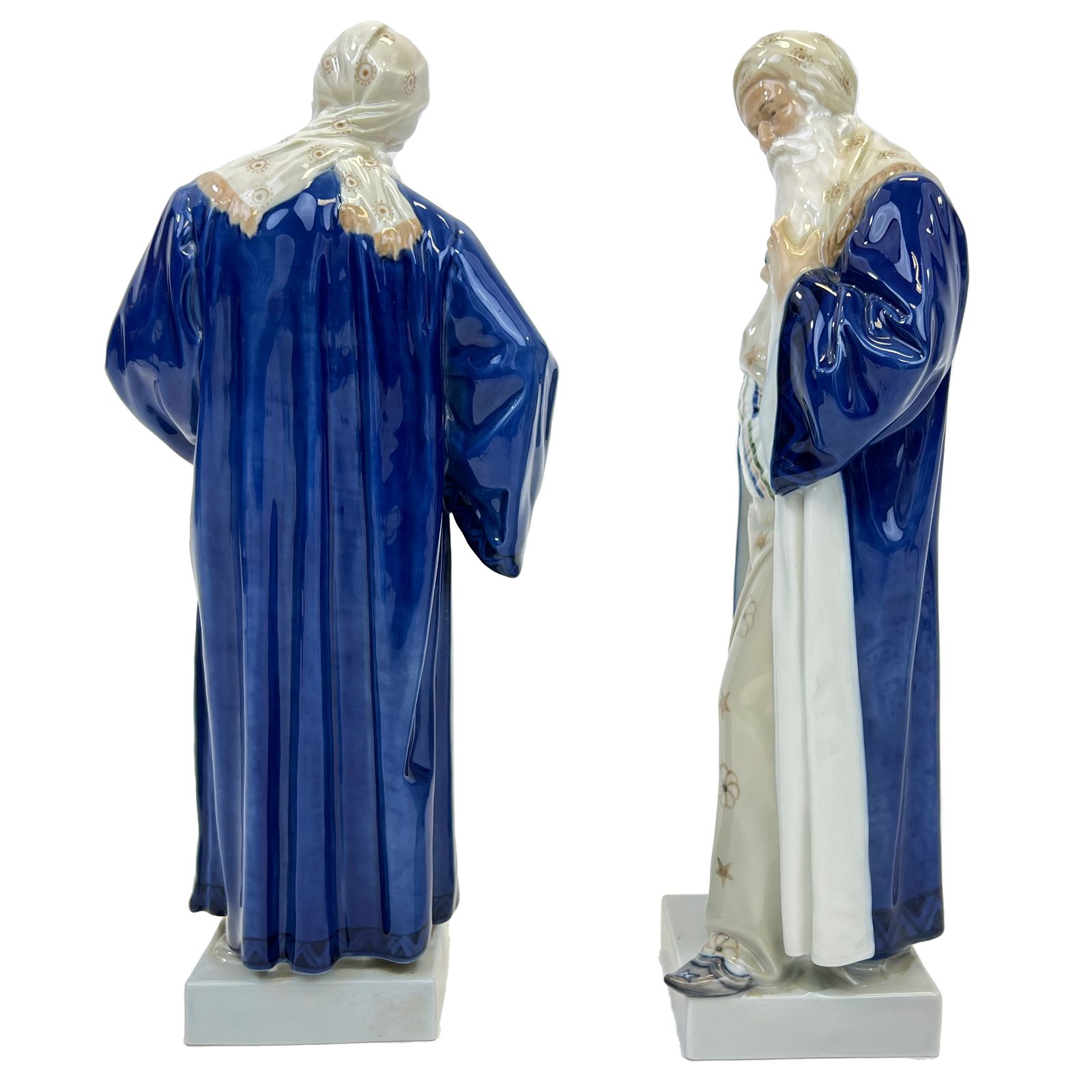 Two Royal Copenhagen Porcelain Figurine Of Nathan The Wise photo furniture