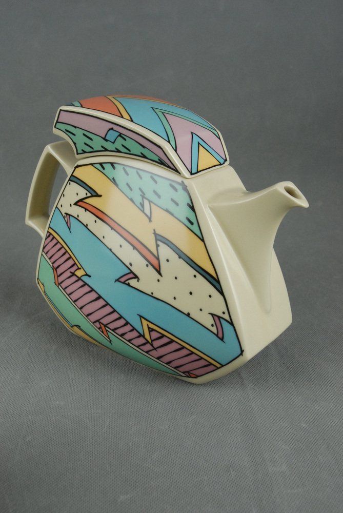 German Flash Tea Set By Dorothy Hafner For Rosenthal, 1980s, Set Of 7 photo Home Decor