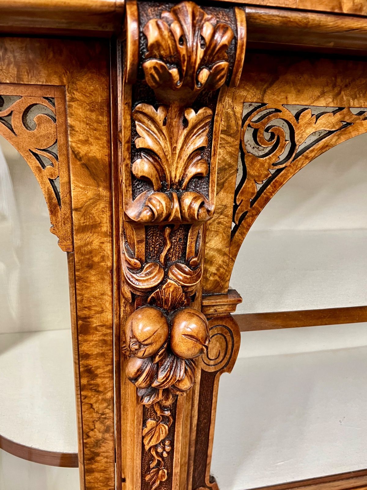 Pair Of Exhibition Quality Burr Walnut Cabinets photo for sale