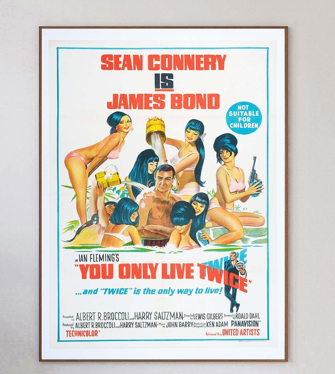 Framed Posters Come With A Timeless Made To Measure Custom Frame You Only Live Twice photo for sale