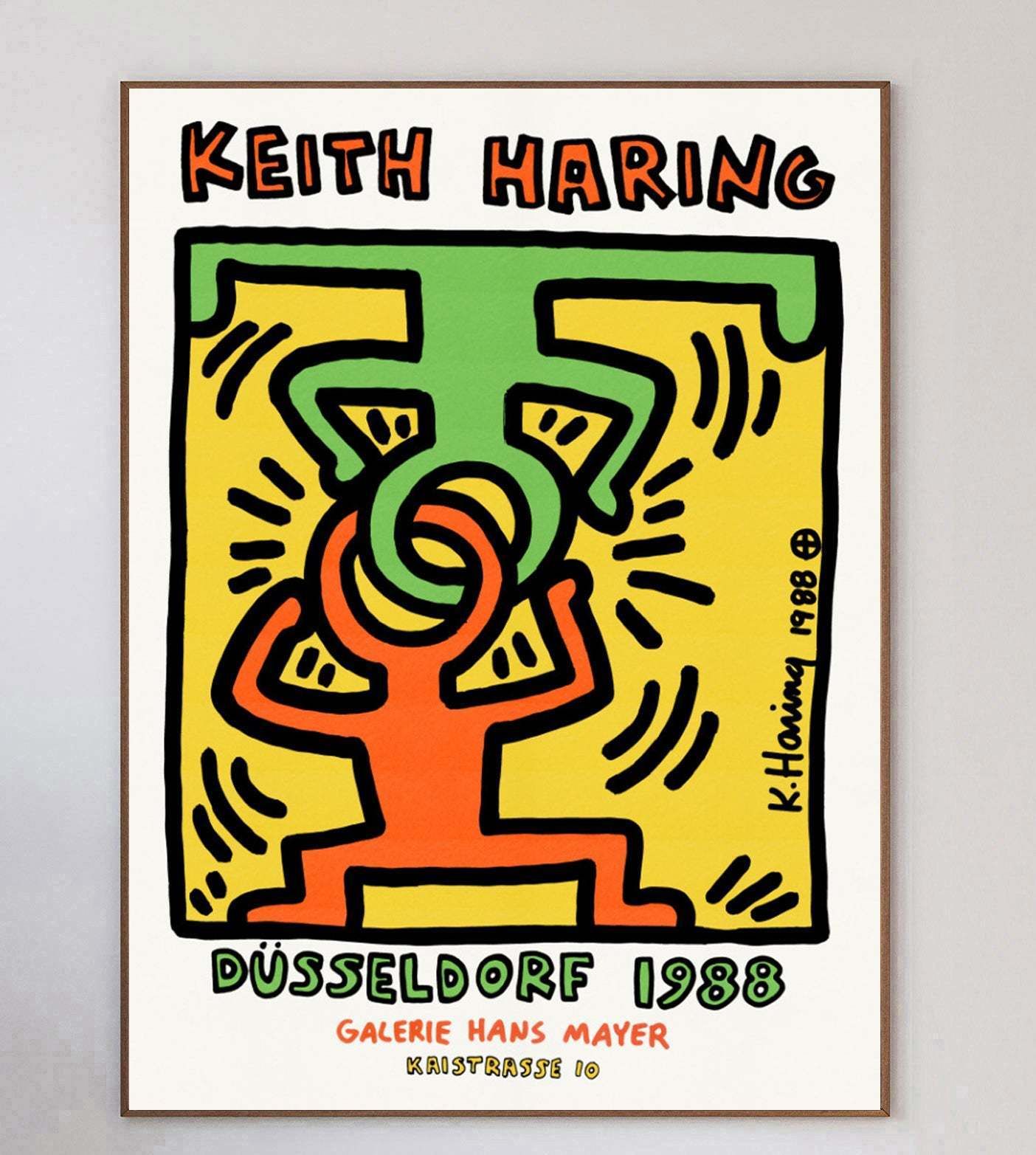 Keith Haring   Dusseldorf Original Vintage Poster photo 1159.0