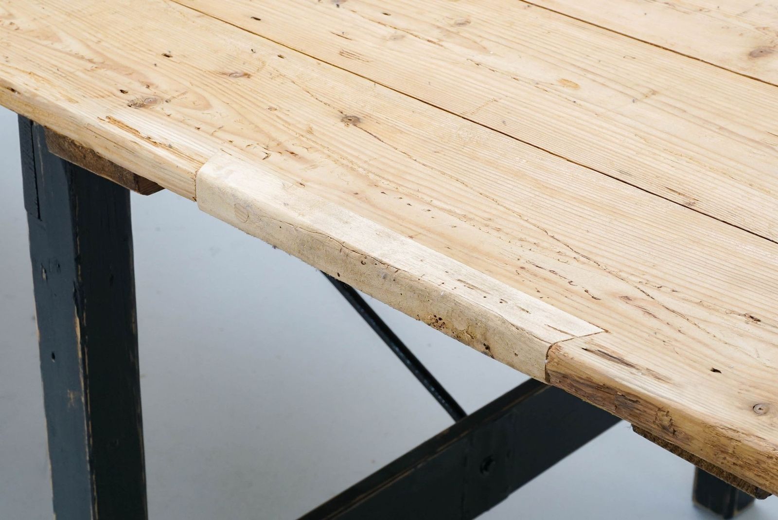 Large Trestle Table, 1800s, Pine photo 1175.0
