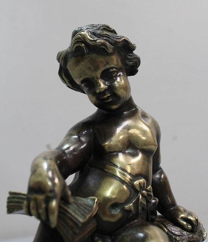 Bronze Child Musician   Late 19th Century photo 830.18