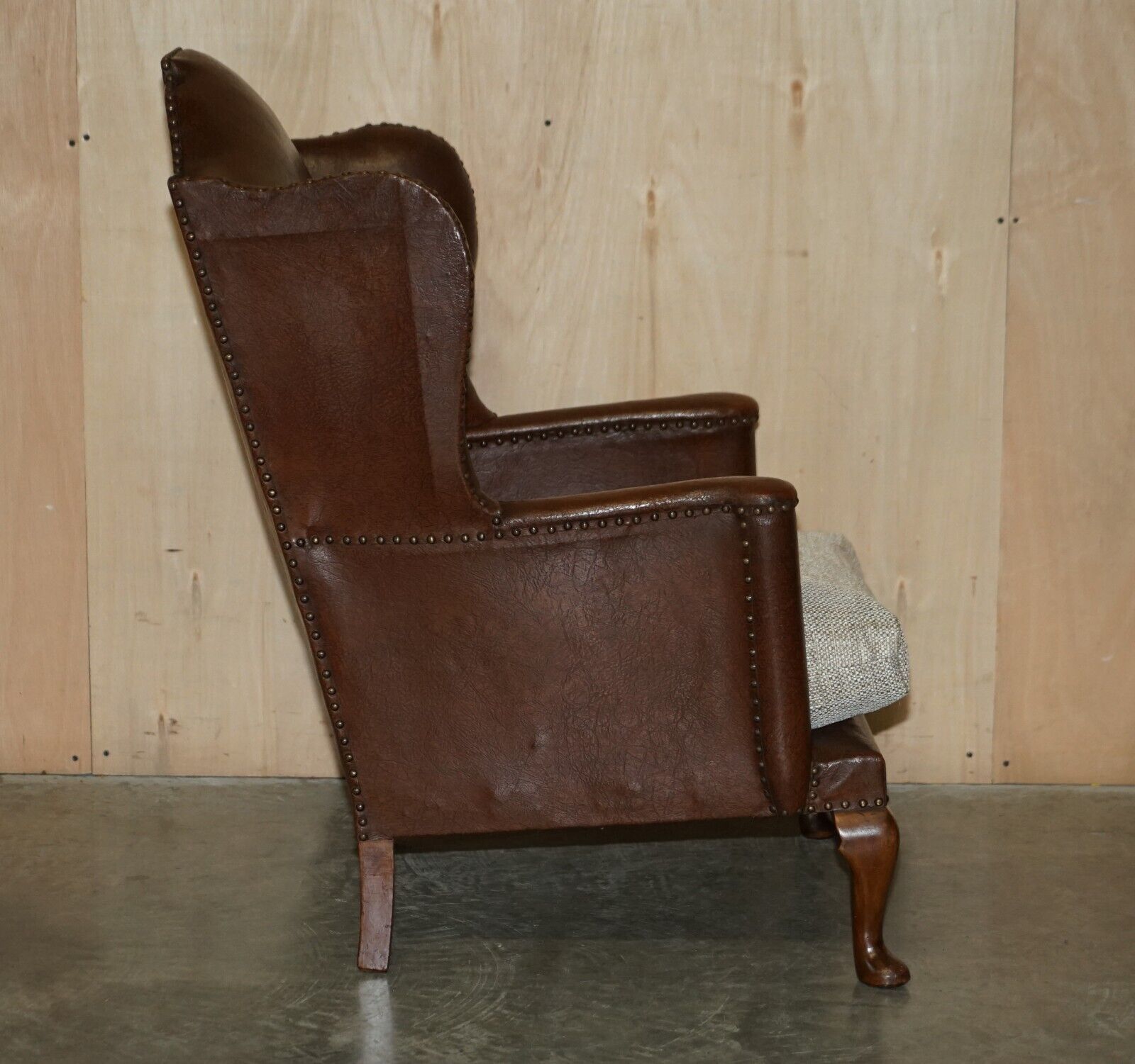 photo buy Antique Pair Of Circa 1880 William Morris Carved Legged Wingback Armchairs