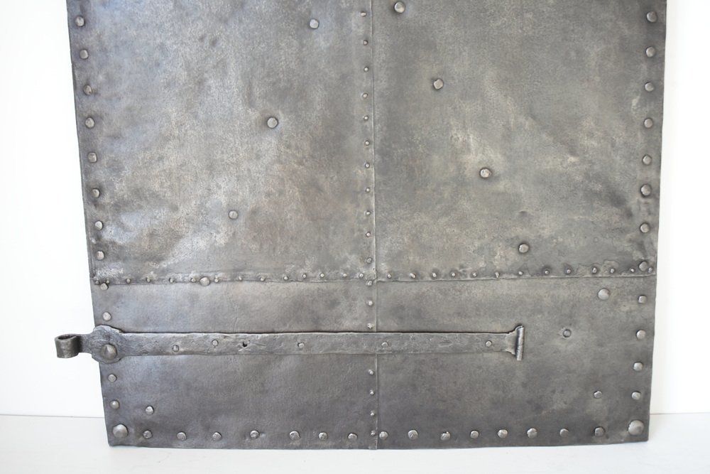 Antique Iron Plate Door, 1800s photo vinterior