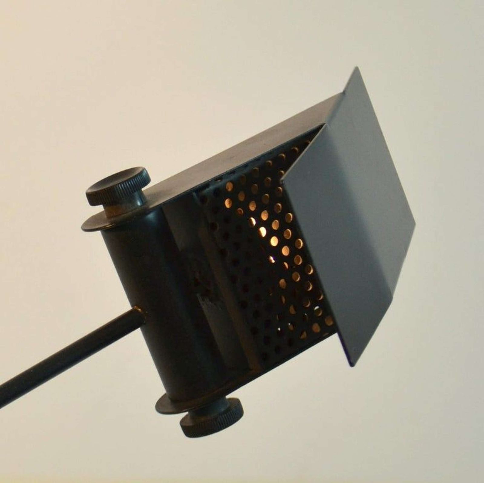Minimalist Counterbalance Black Table Lamp Att. To Swiss Baltensweiter photo buy