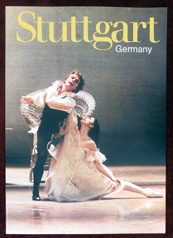 Original Poster Germany Stuttgart Couple Dance Art