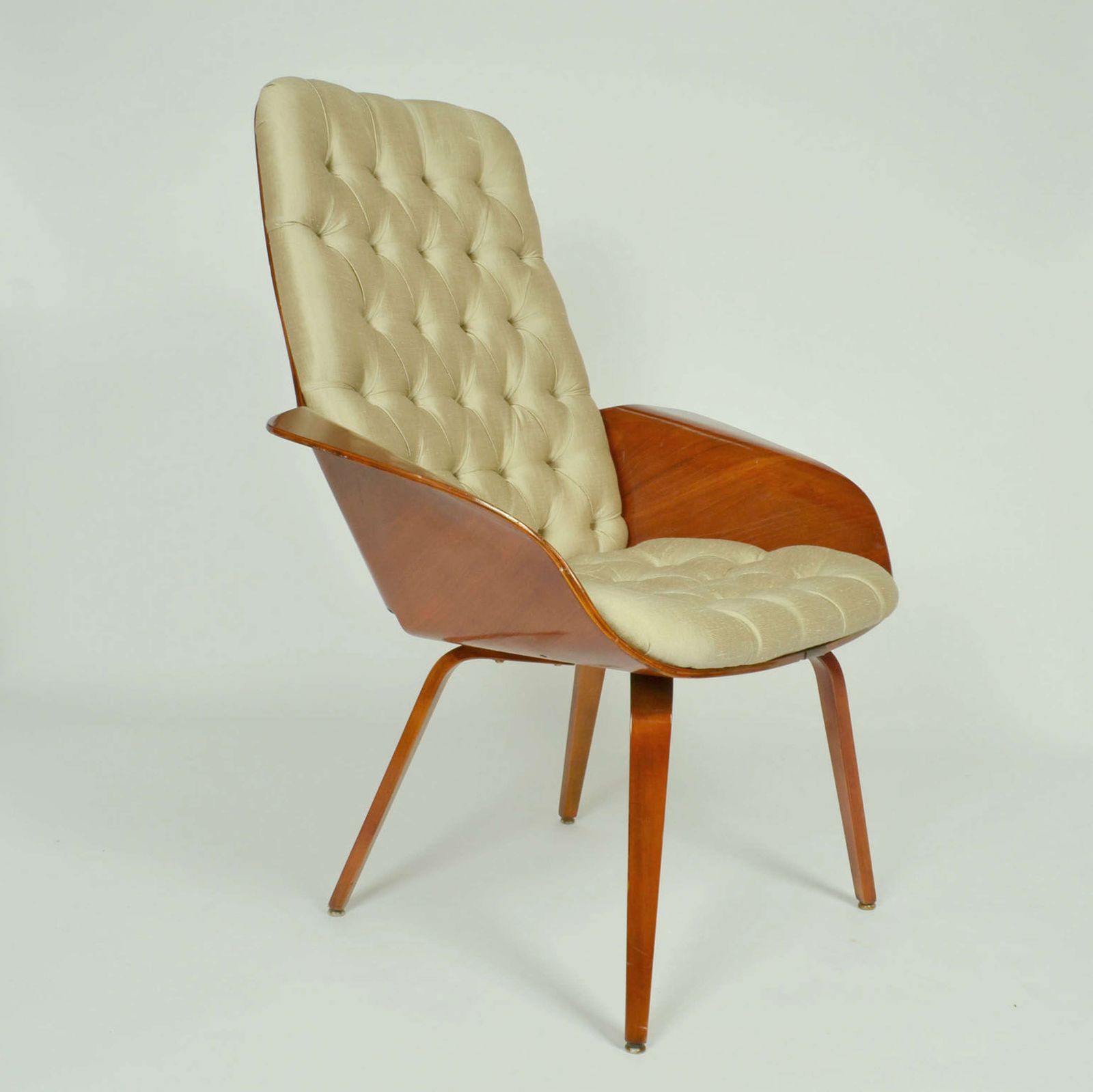 Pair Of 'Mrs' Lounge Chairs By George Mulhauser For Plycraft photo Furniture