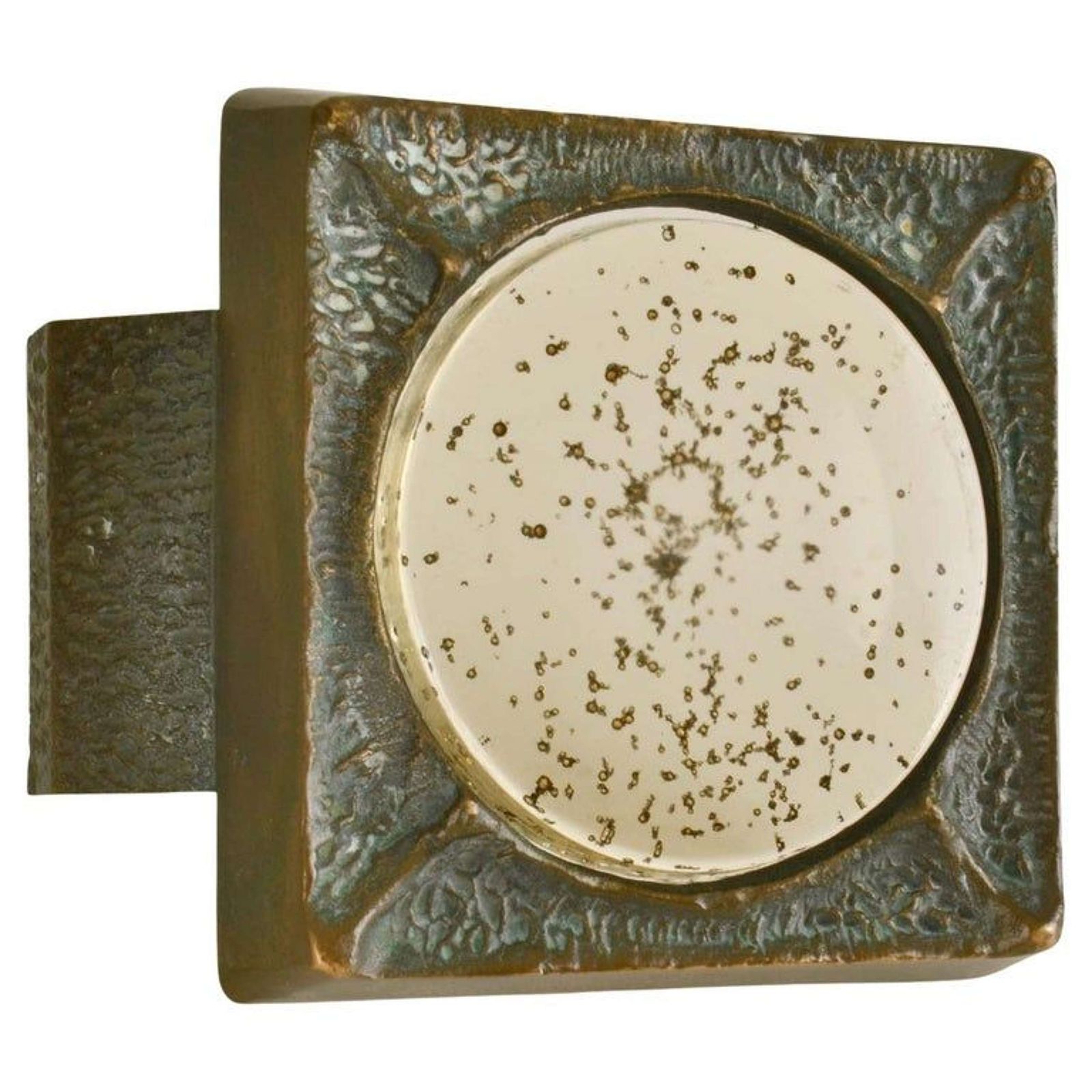 Bronze And Glass Square Push Pull Door Handle