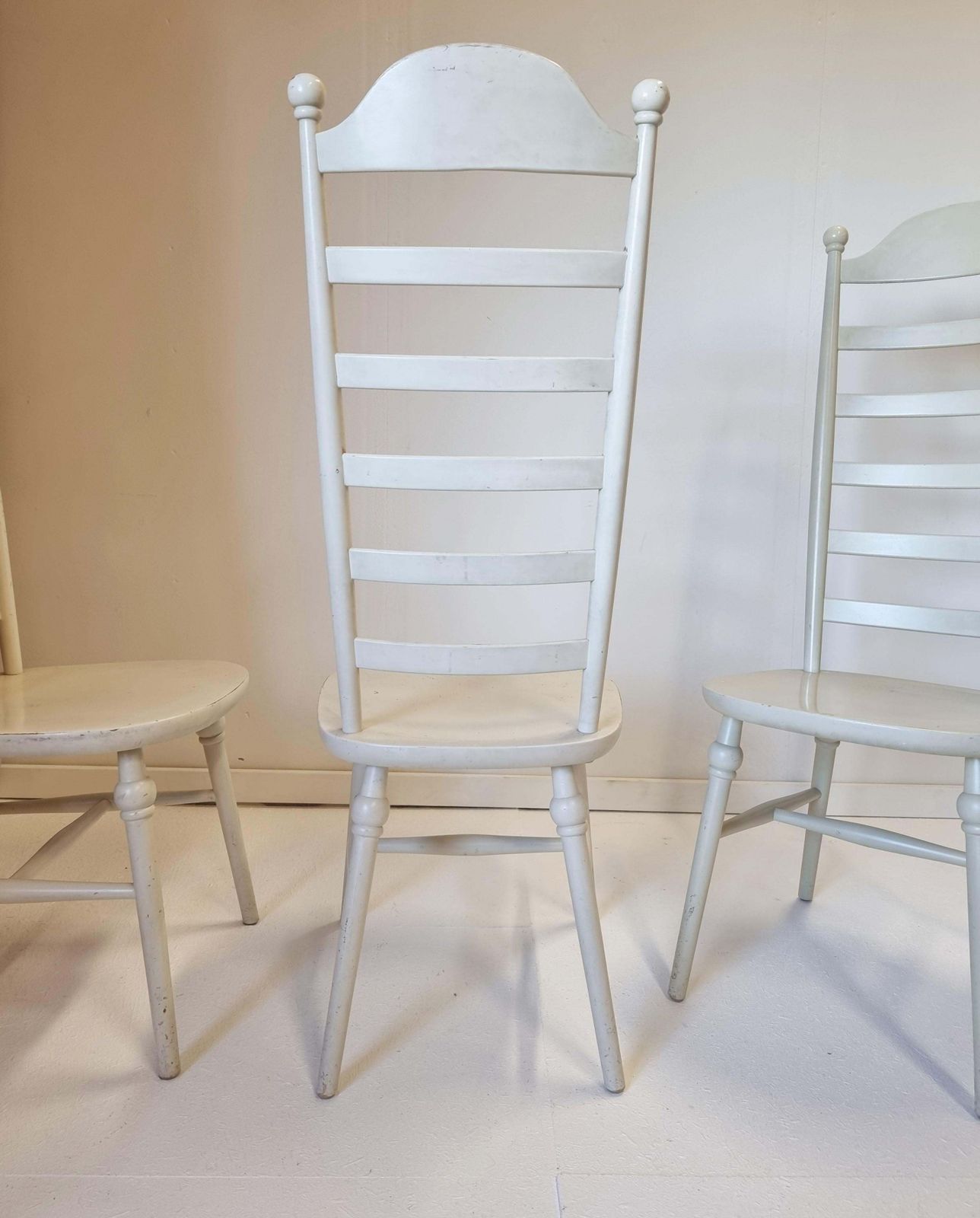 Lillemor Mannerheim, High Back "Mona" Chairs, 6 Pcs, Nesto, Scandinavian Modern photo Furniture