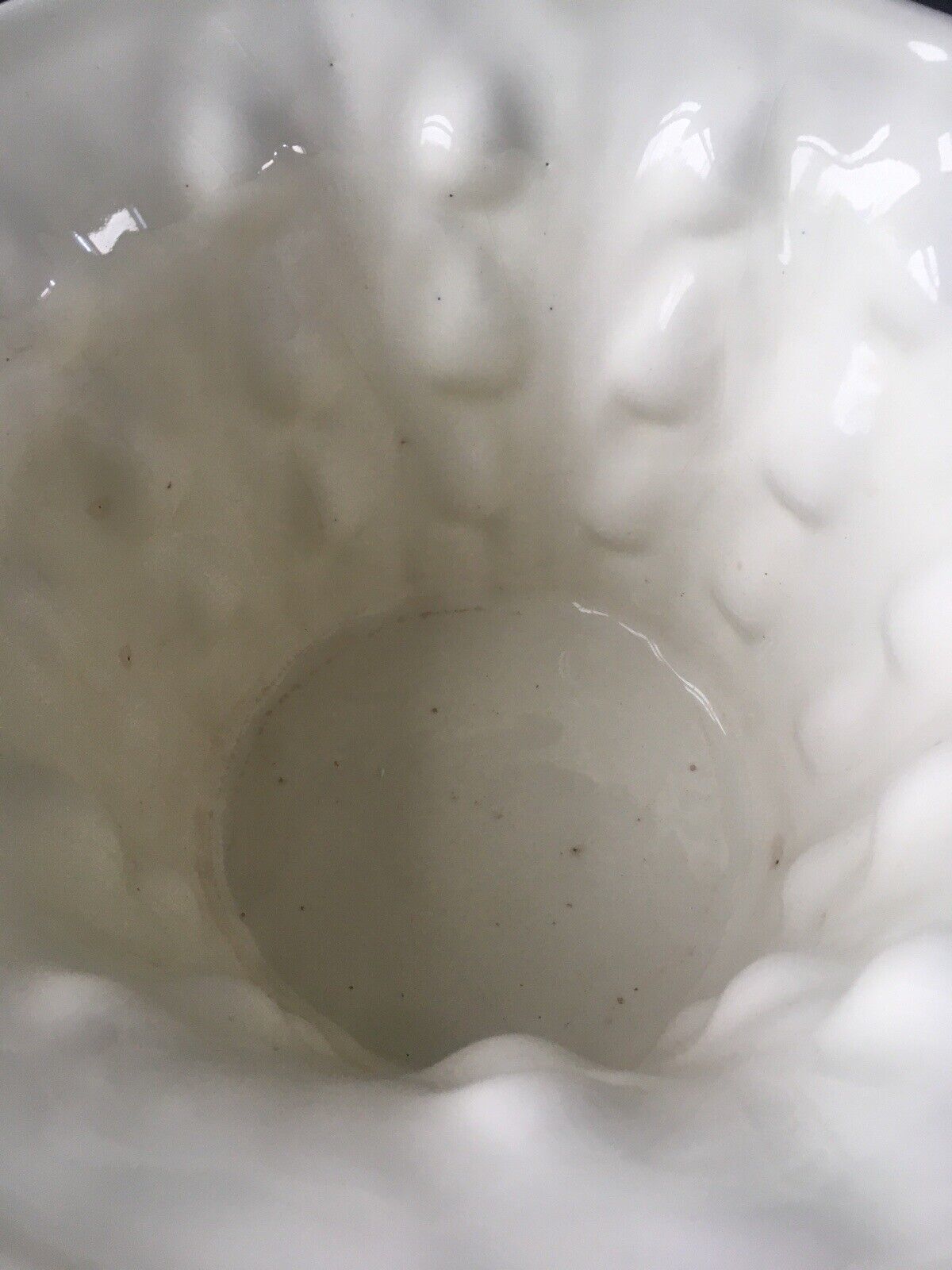 photo vintage Rare Large Casa Fina Spain Reed Leaves Leaf Pottery Jardiniere Planter Plant Pot