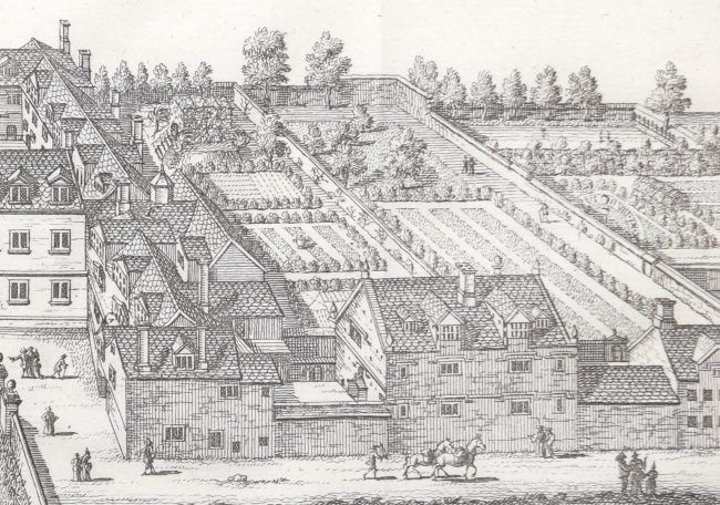 Pieter Van Der Aa (1659 1733), After David Loggan (1634–1692) Pembroke College, Oxford (1727) photo Art