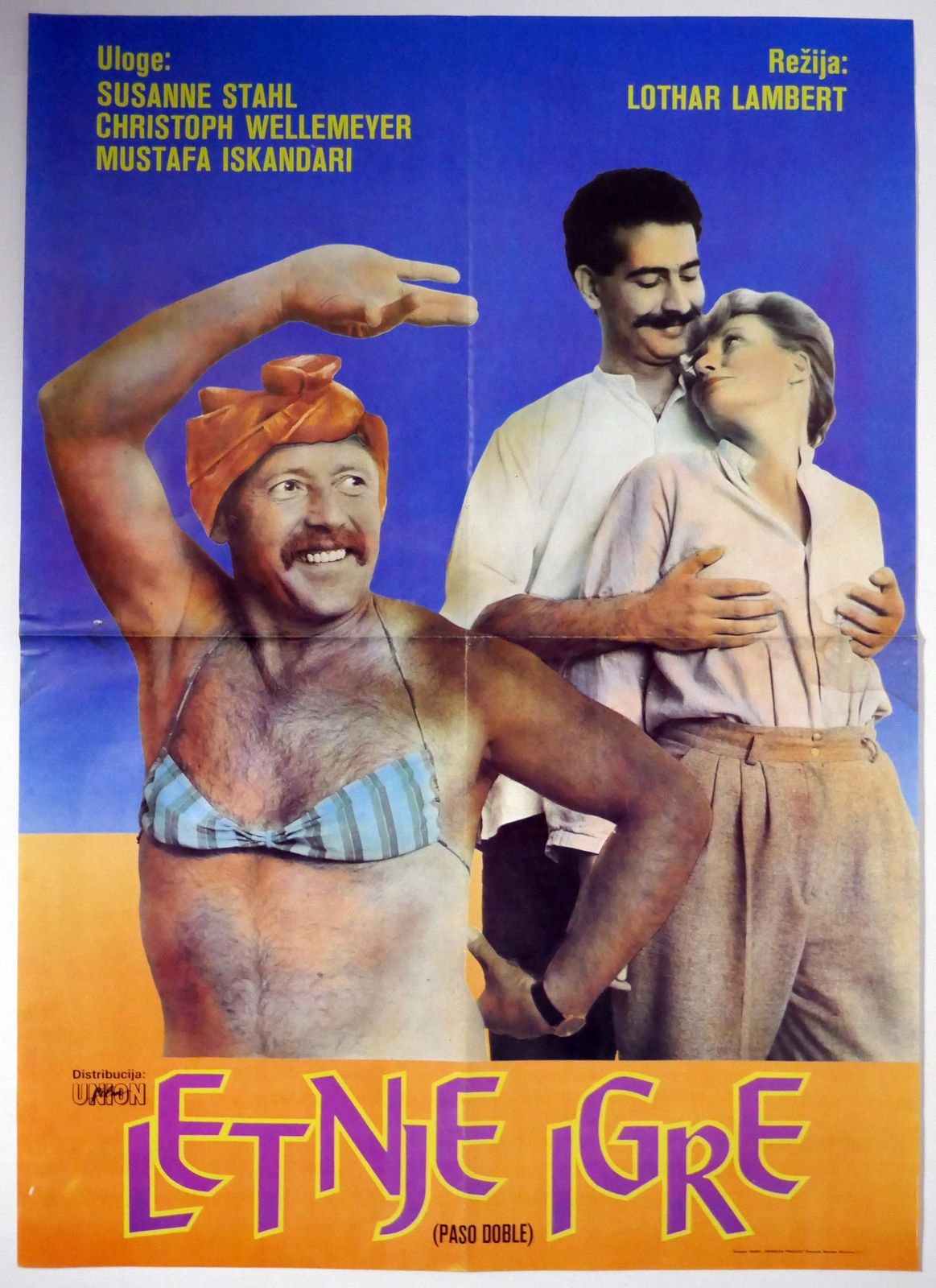 Original Movie Poster Paso Doble Lothar Lambert Lgbtq+1983