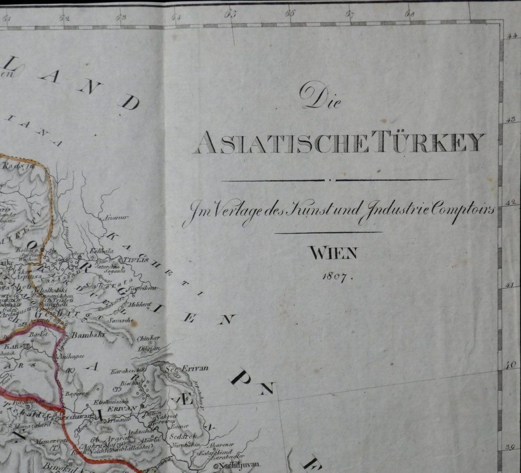 Asiatische Turkey Antique Map Ottoman Empire 1807 photo 1222.0