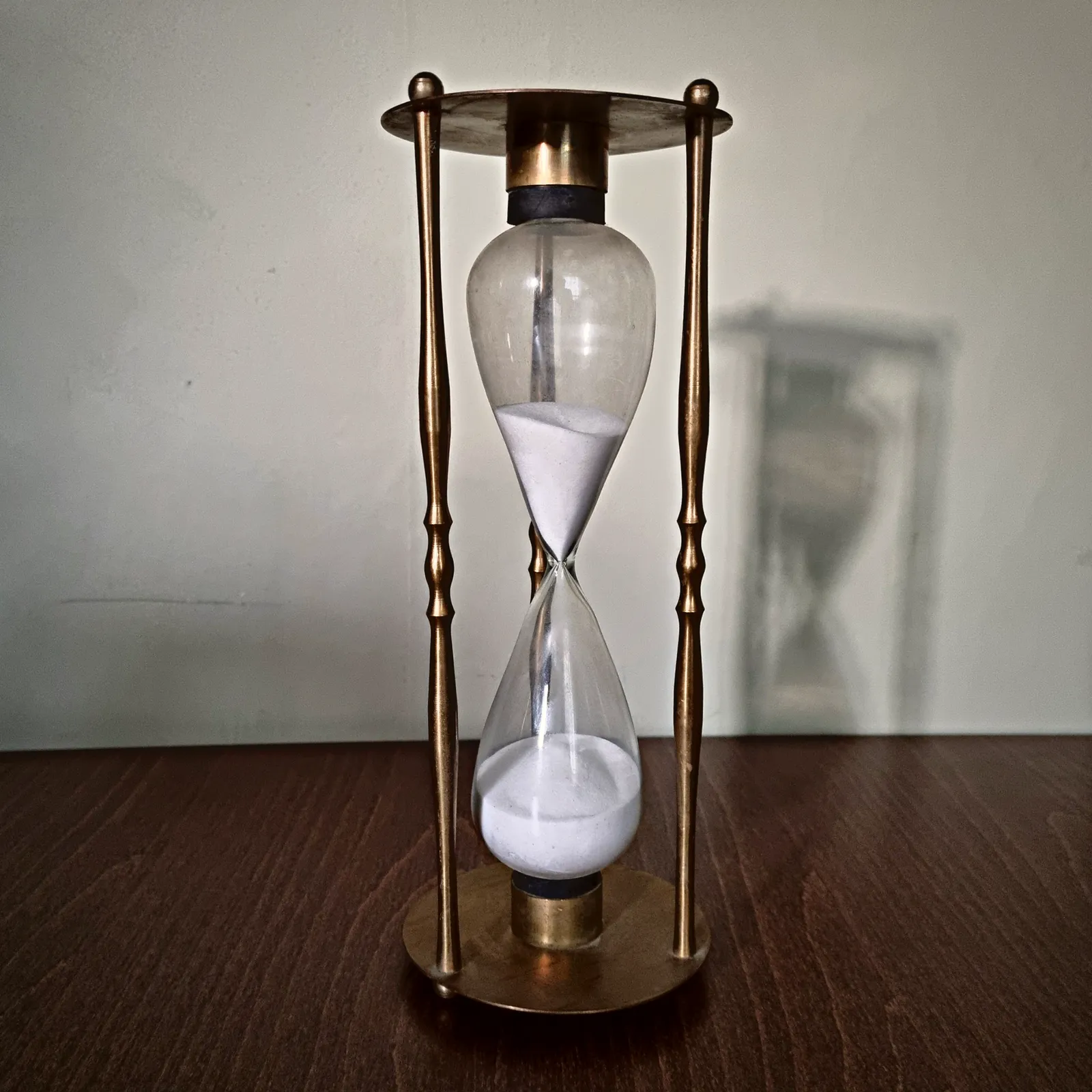 Antique Solid Brass Sand Clock