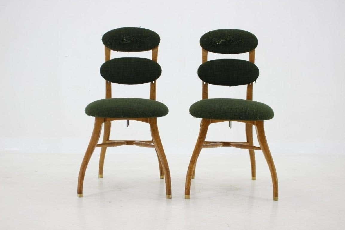 Pair Of Very Rare Vilhelm Lauritzen Music Chair ,Denmark photo Furniture