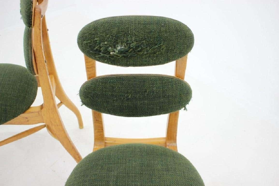 photo vinterior Pair Of Very Rare Vilhelm Lauritzen Music Chair ,Denmark