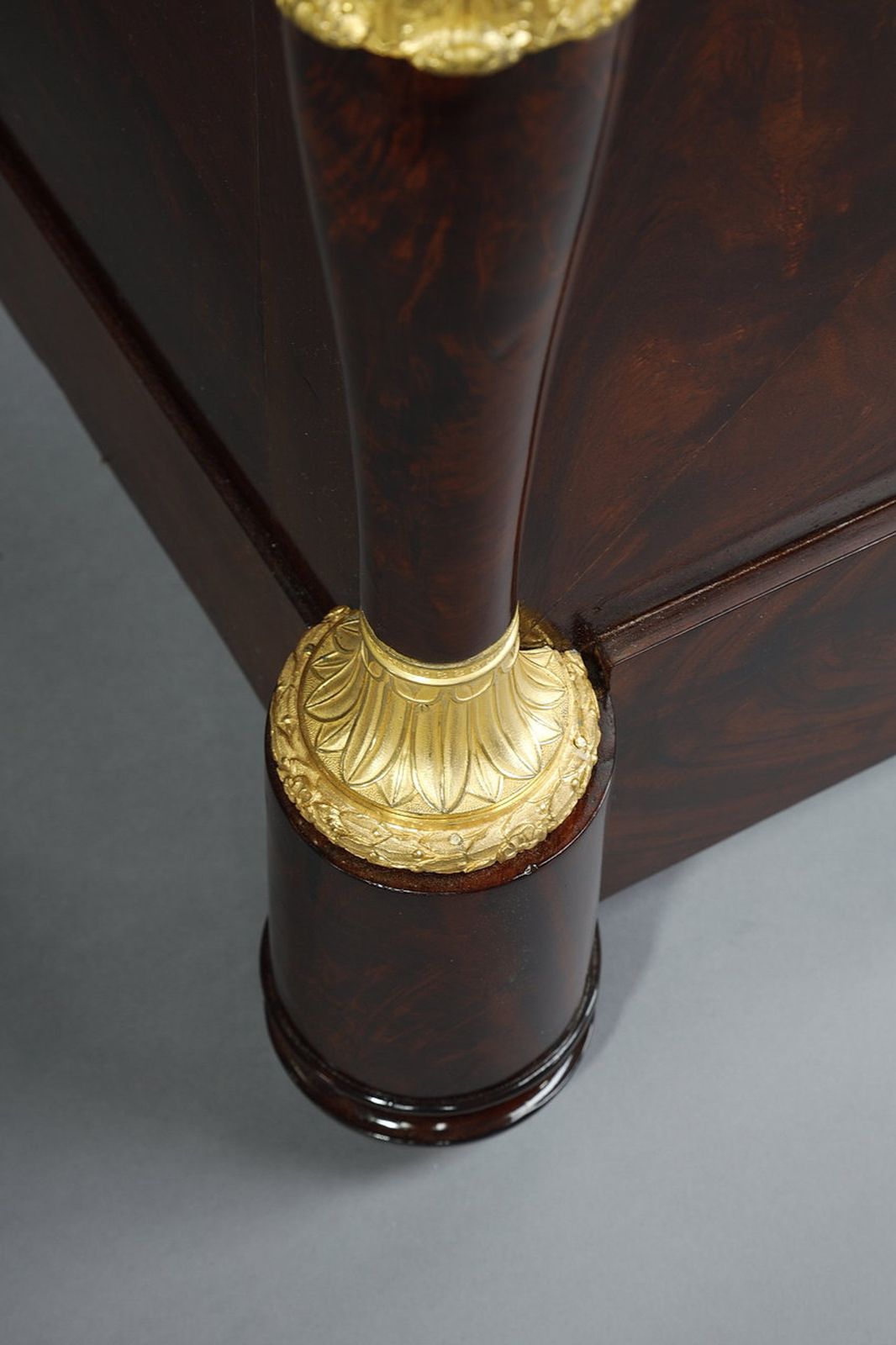 photo buy Large Solid Mahogany Boat Bed From The Empire Period