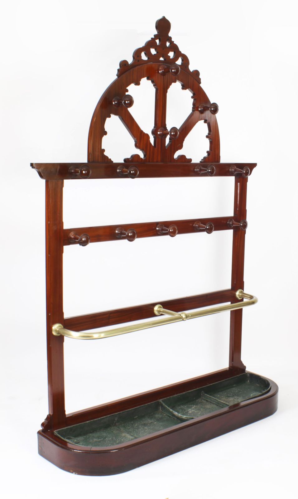 Victorian Hall Umbrella Coat Stand C.1860 19th Century photo furniture