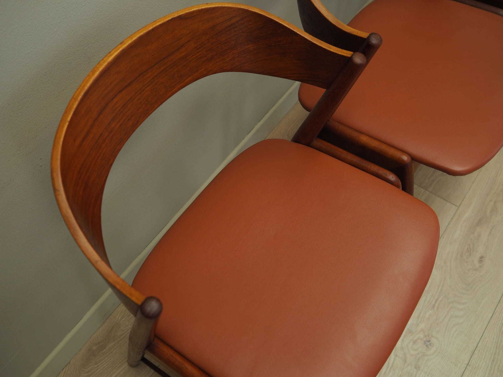 Set Of Four Teak Chairs, Danish Design, 1970s, Manufacture: Korup Stolefabrik photo for sale