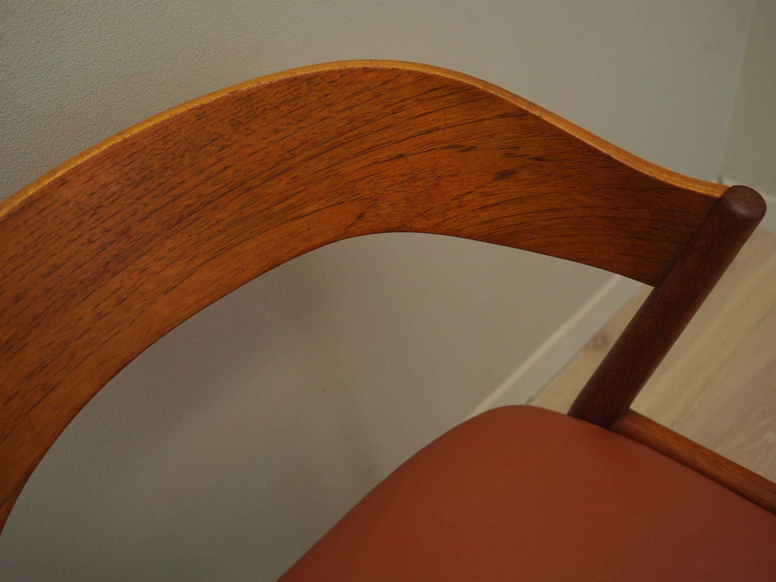 Set Of Four Teak Chairs, Danish Design, 1970s, Manufacture: Korup Stolefabrik photo vintage