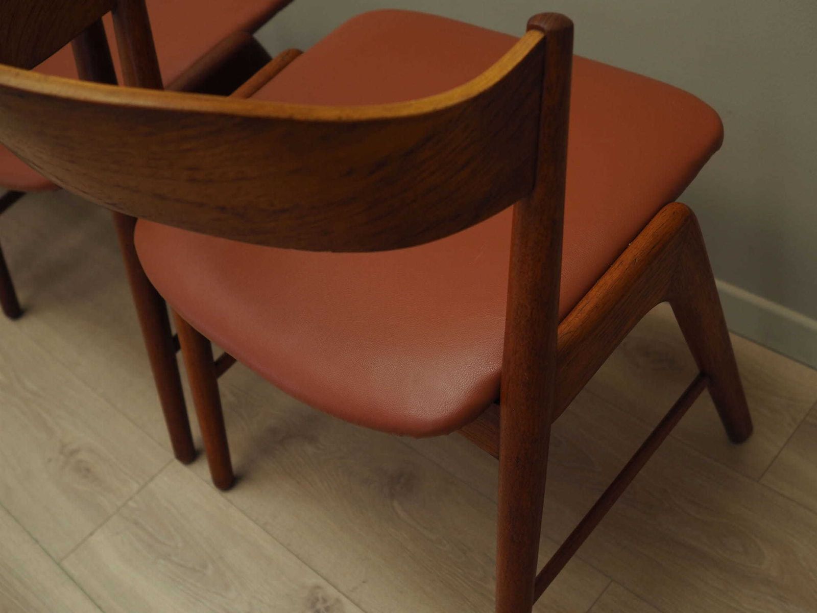 photo buy Set Of Four Teak Chairs, Danish Design, 1970s, Manufacture: Korup Stolefabrik