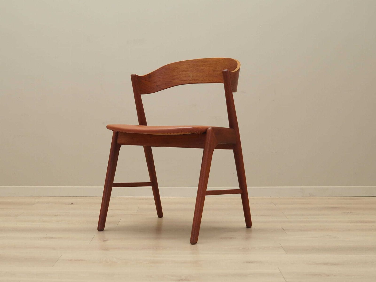 photo vintage Set Of Four Teak Chairs, Danish Design, 1970s, Manufacture: Korup Stolefabrik